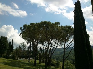 Tuscan countryside and gardens