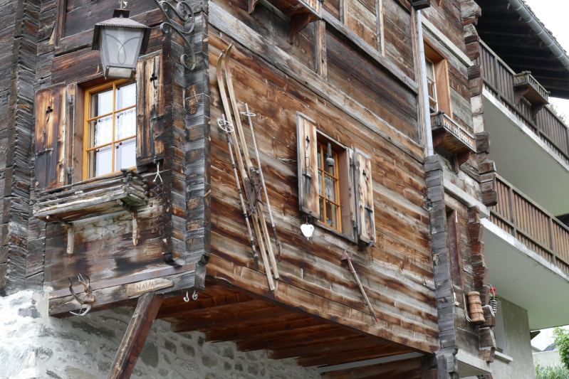 Keeping those skis ready - Valais.