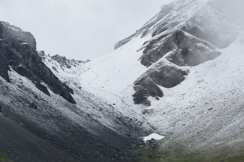 Steep slopes kissing, Valais