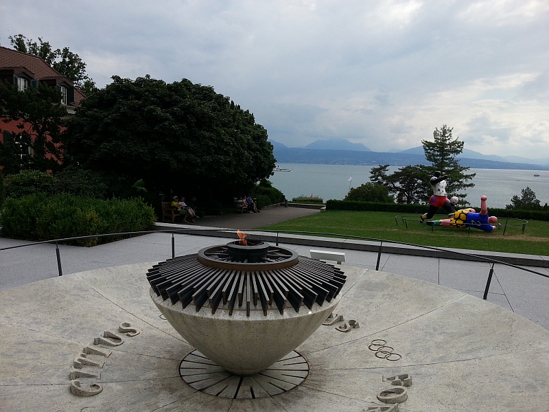 Lausanne (VD), home of the Olympic Museum (and the Olympic flame!)